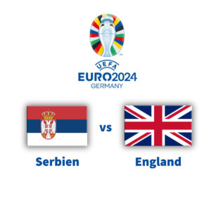 Serbien gegen England - Unser Sportwetten Tipp zur EM.