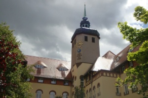 Der Turm des Mutterhauses am Diakonissenkrankenhaus. Foto: LZ