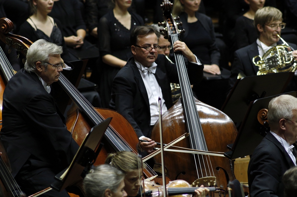 Das Gewandhausorchester. Foto: Alexander Böhm