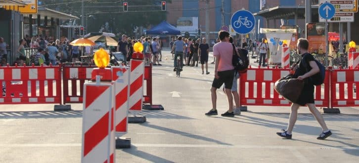 Für drei Stunden dicht - der Ring vor dem Hauptbahnhof. Foto: L-IZ.de