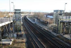 Blick von der Georg-Schwarz-Brücke über den Nordteil des Plangebietes. Foto: Ralf Julke