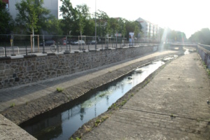 Flussverlauf im Stadtgebiet.