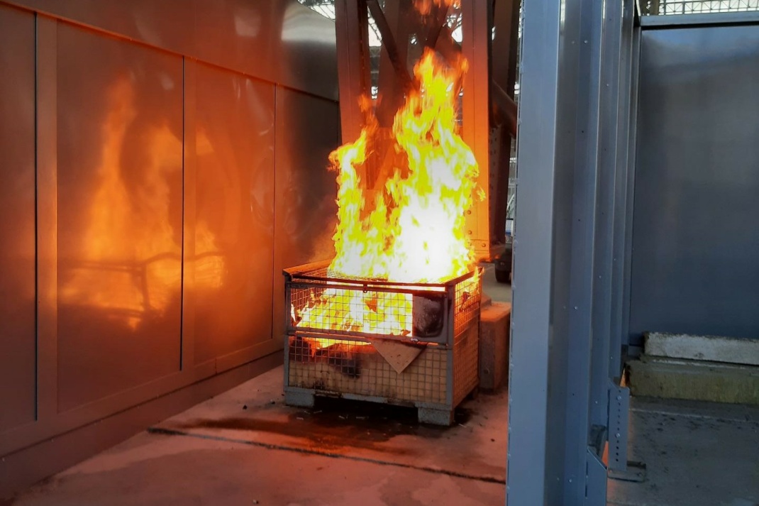 Brand einer Lagerbox am Hauptbahnhof Leipzig