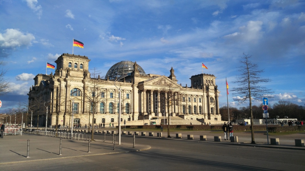 Der Deutsche Bundestag in Berlin.