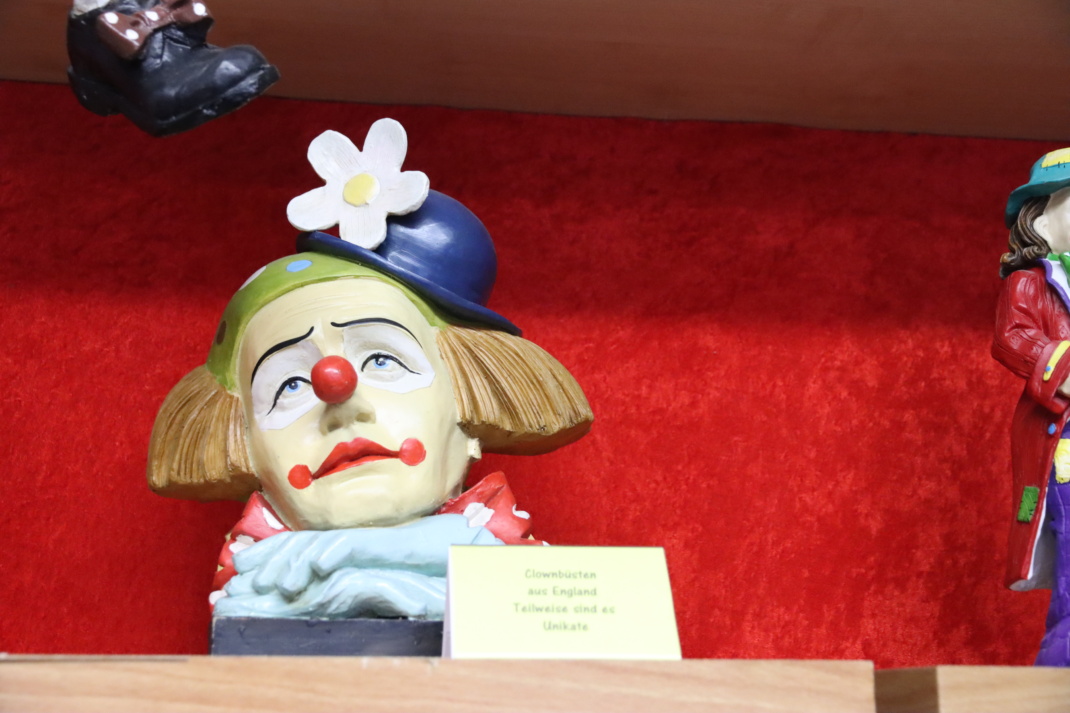 Figur im Clown Museum Leipzig.