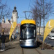 Preisgekrönte LVB-Straßenbahn.