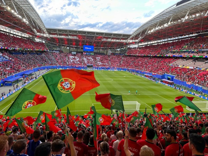 Portugal vs. Tschechien am 18. Juni 2024 in Leipzig. Foto: Tim Schneider