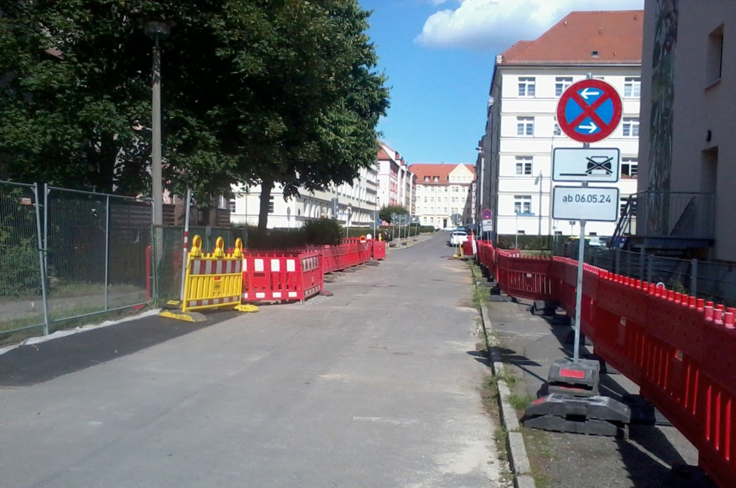 Ab heute wird dieser Abschnitt der Stünzer Straße verkehrsberuhigt umgebaut. Foto: LZ