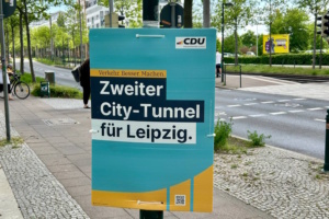 CDU-Wahlplakat.