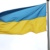 Flagge der Ukraine vorm Neuen Rathaus.