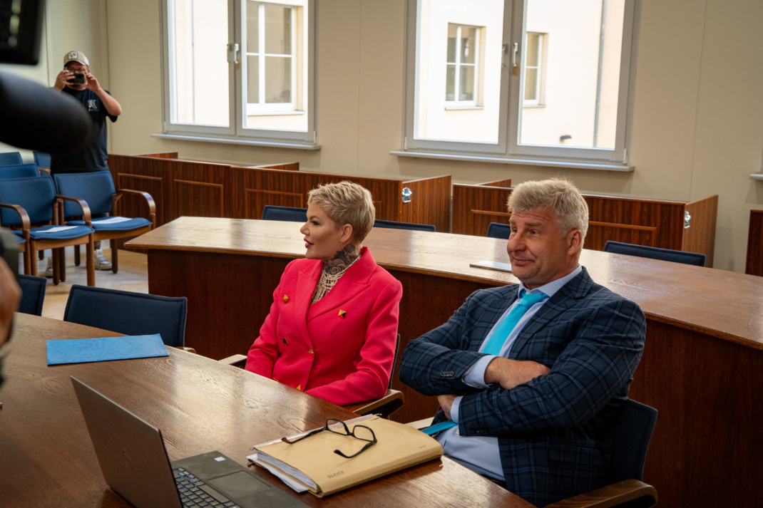 Prozessauftakt gegen Melanie Müller im Amtsgericht. Foto: Ferdinand Uhl