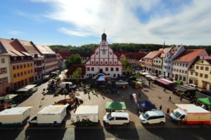 Grimmaer Frischemarkt. Foto: Stadt Grimma