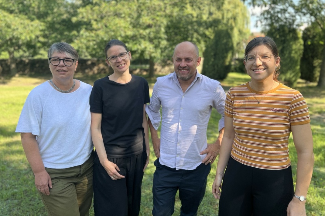 v.l.: Gesine Märtens, Kristina Weyh, Tobias Peter und Nicole Schreyer