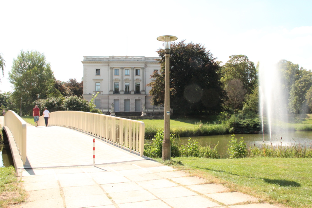 Brücke agra-Teich. Quelle: Stadtverwaltung Markkleeberg