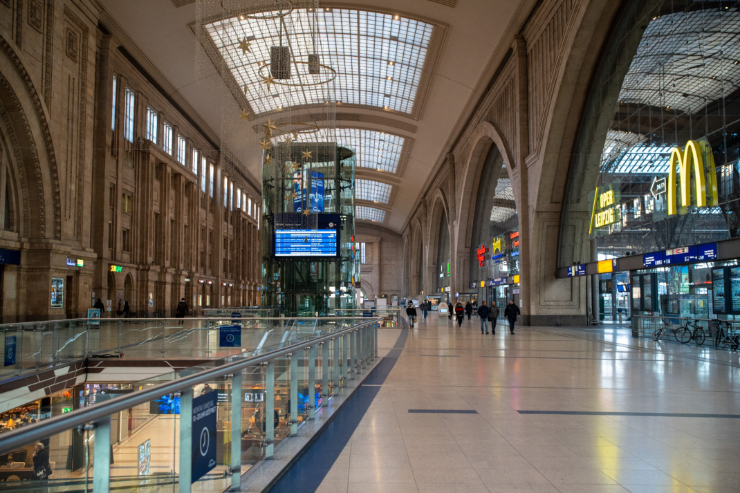 Hauptbahnhof Leipzig. Foto: Ferdinand Uhl