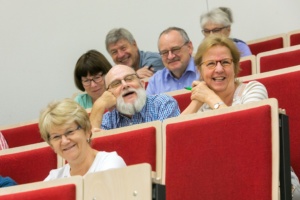 Die Wissenschaftliche Weiterbildung der Universität Leipzig bietet vielfältige Veranstaltungen für Bürger:innen ab 50 an. Foto: Swen Reichhold/Universität Leipzig