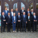 Gruppenbild der Regierungschefinnen und -chefs der Länder vor der Kongresshalle zum Auftakt der Ministerpräsidentenkonferenz. Foto: Jan Kaefer