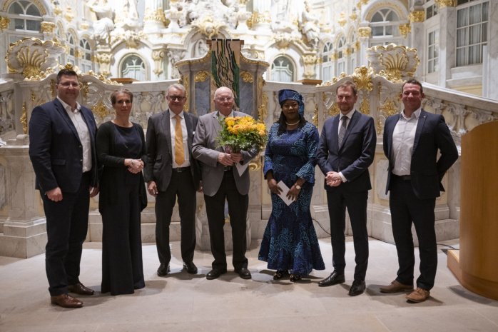 Sächsischer Bürgerpreis 2024 in Dresdner Frauenkirche verliehen – Preisträger Schöpfung bewahren – Natur schützen (Umwelt) © Pawel Sosnowski