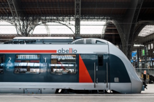 Abellio-Zugtraktion im Hauptbahnhof Leipzig. Foto: Abellio