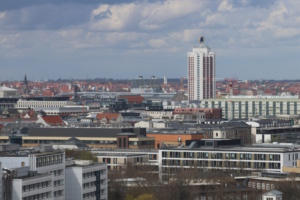 Blick über die Stadt.