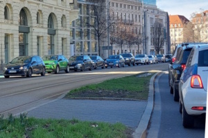 Dienstschluss in Leipzig. Foto: Sabine Eicker