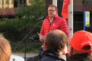 Dirk Schulze, Bezirksleiter IG Metall Berlin-Brandenburg-Sachsen. Foto: Thomas Köhler