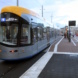 Straßenbahn der LVB am Goerdelerring.