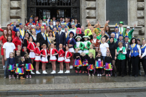 Karnevalsauftakt im Neuen Rathaus Leipzig am 11.11.2024. Foto: Jan Kaefer