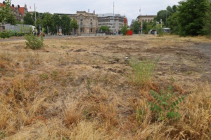 Stück am Wilhelm-Leuschner-Platz.