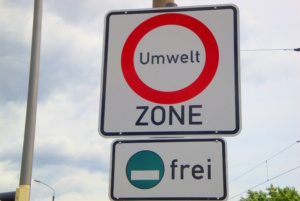 Schild zur Leipziger Umweltzone. Foto: LZ