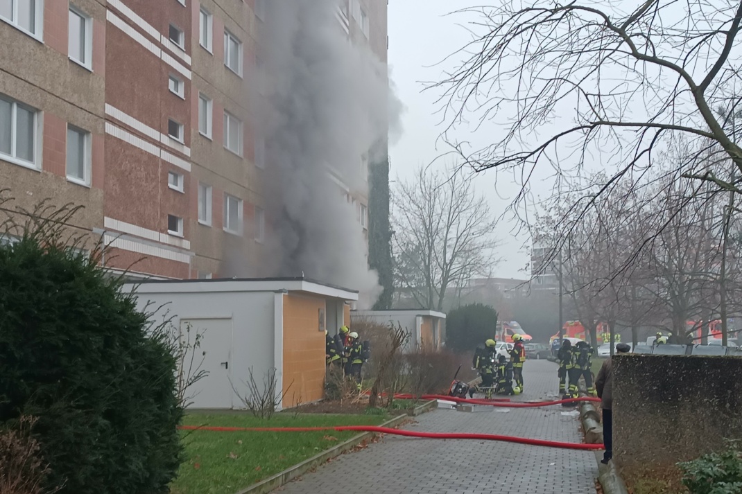 Kellerbrand in der Breisgaustraße. Foto: Thomas Köhler