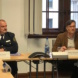 Polizeipräsident René Demmler und Ordnungsbürgermeister Heiko Rosenthal während der Pressekonferenz zur Sicherheitsbefragung.