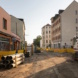 Baustelle Dieskaustraße in Höhe Neue Straße.