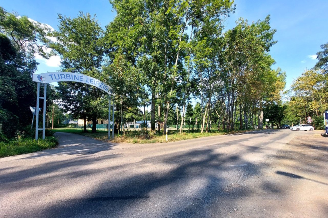 Der Goethesteig am Turbine-Sportpark.