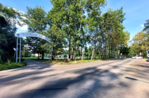 Der Goethesteig am Turbine-Sportpark.