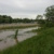 Hochwasser am Elsterbecken.