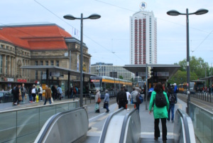 LVB-Haltestelle Hauptbahnhof. Archivfoto: Ralf Julke