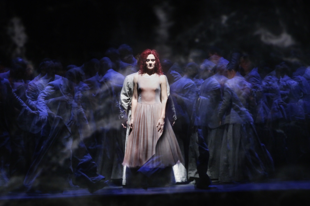 Iulia Maria Dan als Desdemona in „Otello.“ Foto: Ida Zenna