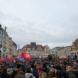 Demo auf dem Markt von Leipzig.