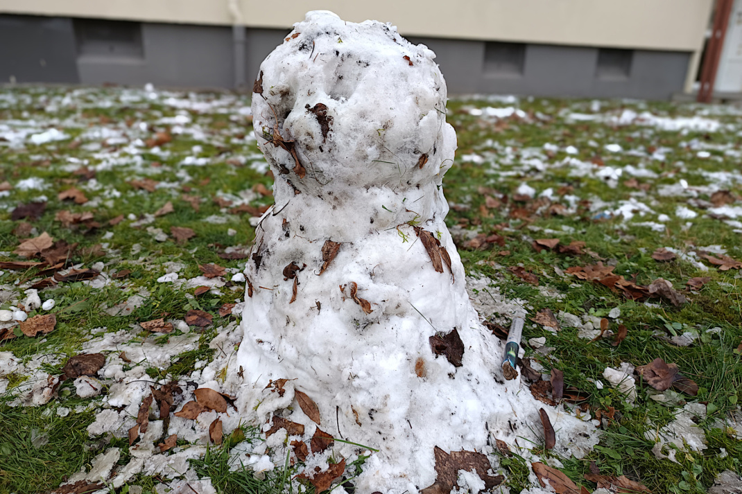 Schneemann.