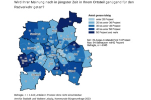 Stadtgebiet. Grafische Darstellung zur Umfrage.