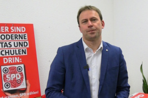 Holger Mann, SPD-Plakat.